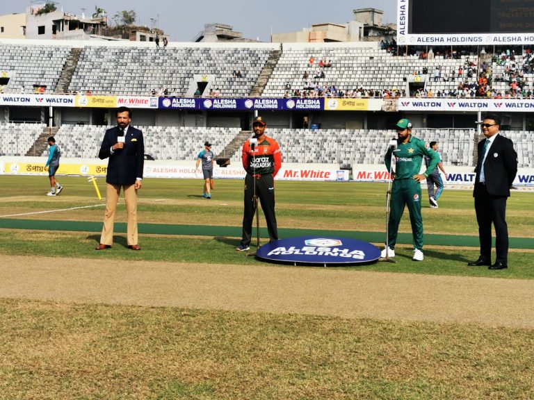 دوسرا ٹی 20،بنگلہ دیش کپتان ایک بار پھر ٹاس جیت کر پاکستان کے حق میں فیصلہ کرگئے