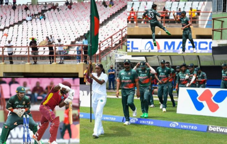 بد سے بد تر،ویسٹ انڈین ٹیم بنگلہ دیش کے خلاف پھر کم اسکور پر ڈھیر