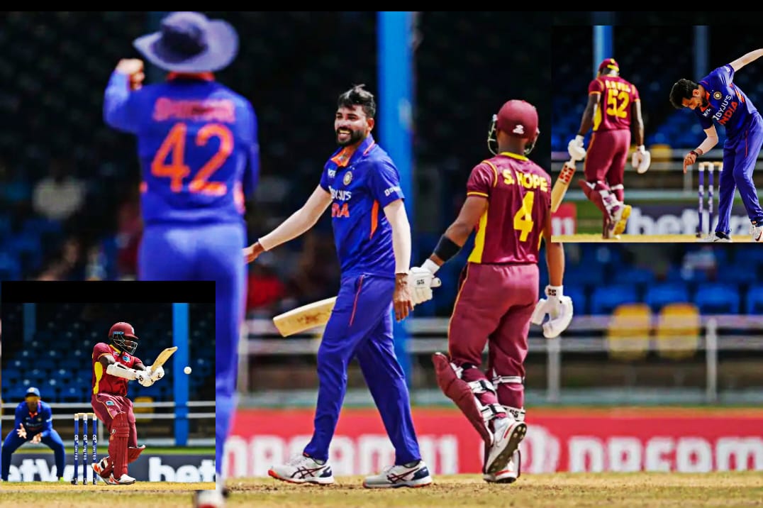 India win on last ball against West Indies in 1st ODI