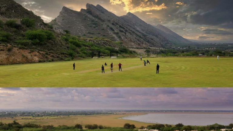 جھیل اور کوہ نمک کے درمیان کرکٹ گرائونڈ،عمران خان کی بڑی پیش گوئی