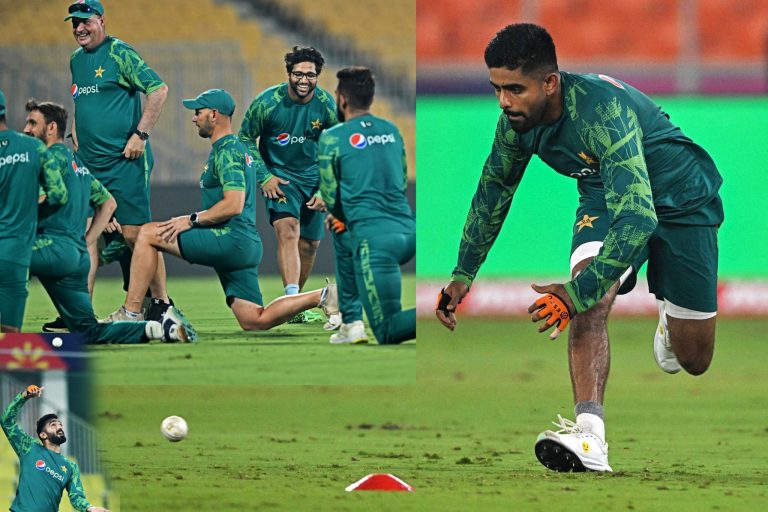 پاکستان کرکٹ ٹیم کی 48 گھنٹوں بعد جھلک،میدان میں کیا ہوتا رہا