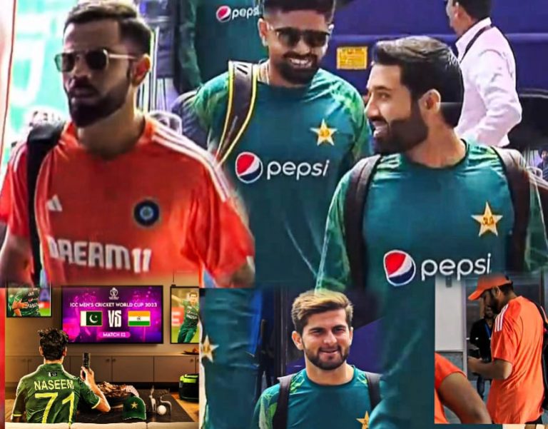 چہرے دیکھیں،پاکستان کھلاڑی مسکراتے،بھارتی پلیئرز سنجیدہ،نتیجہ کیا آنے والا