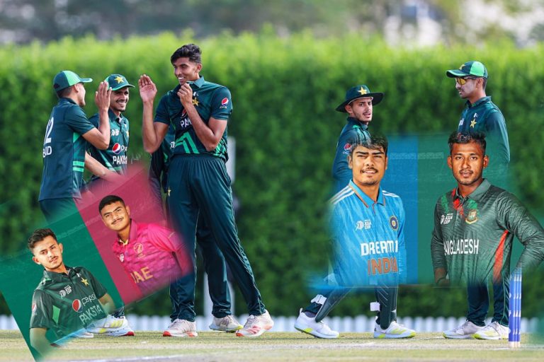 انڈر 19 ایشیا کپ فائنل ٹکٹ،پاکستان آسانی،بھارت زبردست خطرے میں