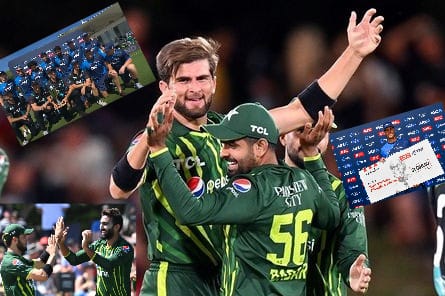 پاکستان کے نیوزی لینڈ میں آتے آتے 2 نئے ریکارڈز،5 بیٹرزکے45 پر 20 رنز،پھر بھی جیت گئے
