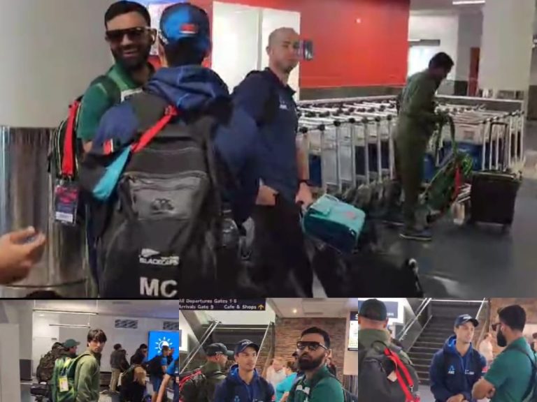 پاکستانی کرکٹ ٹیم ڈنینڈن پہنچ گئی،اگلے میچ کا ٹائم بھی تبدیل