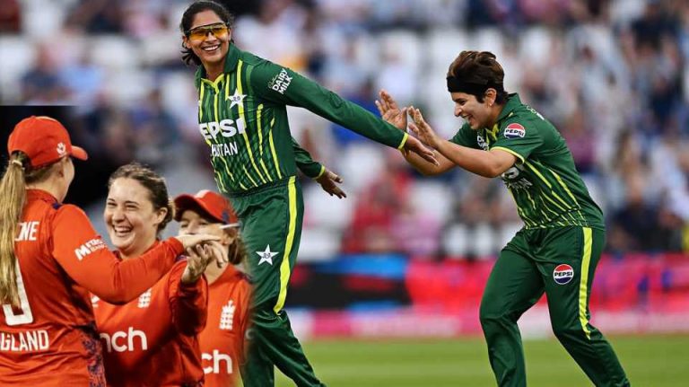 پاکستان ویمنز ٹیم کو انگلینڈ میں مسلسل دوسری شکست