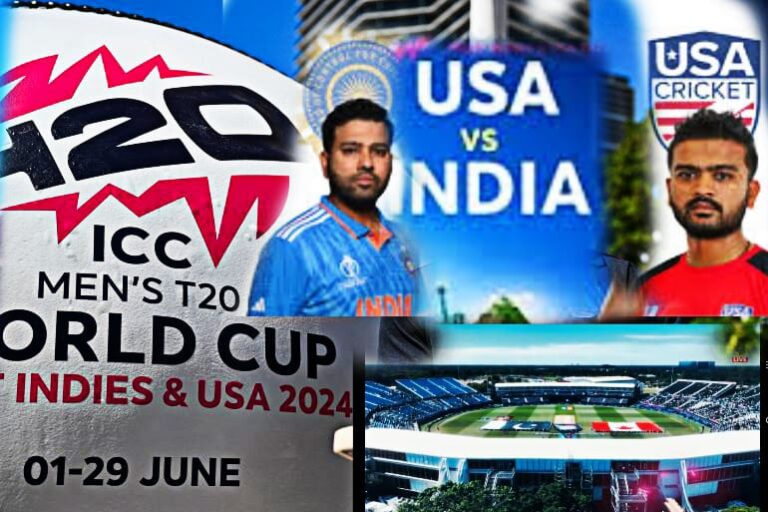 ٹی 20 ورلڈکپ،امریکا کا آج بھارت سے مقابلہ،بارش کے کتنے خطرات،اگلے میچز میں تو خطرناک پیش گوئی