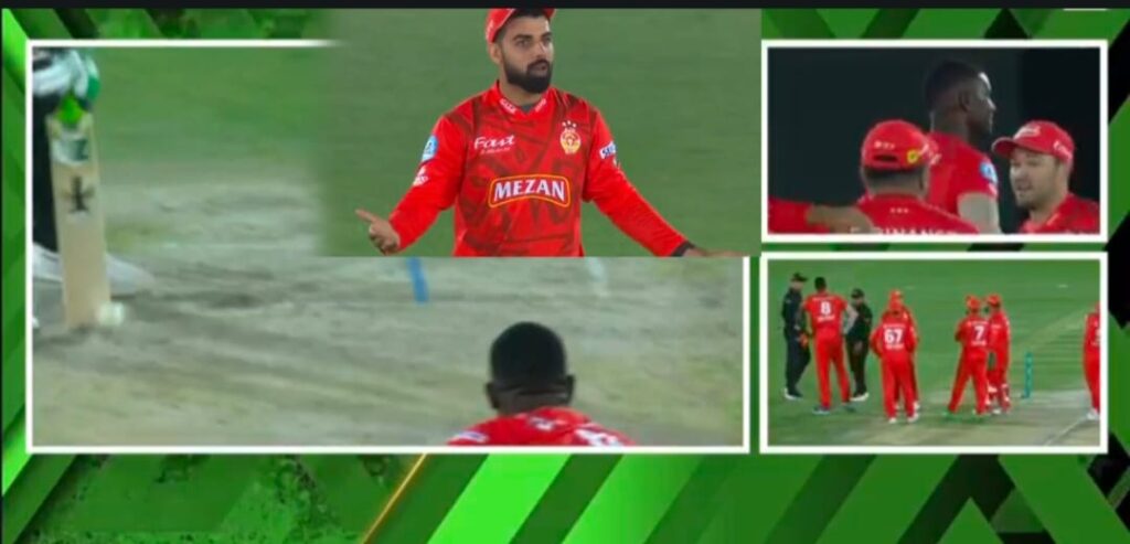 ہیٹ ٹرک کی خاطر شاداب خان نے احمقانہ ریویو لے لیا،شاہین غصہ میں