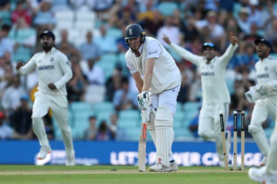 اوول ٹیسٹ،تیسرے روز تو بھارت حاوی،سٹوکس کے بغیر انگلش ٹیم بڑے تعاقب میں