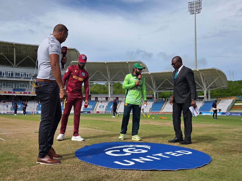 پاکستان بمقابلہ ویسٹ انڈیز،دوسرے ون ڈے میچ کا ٹاس