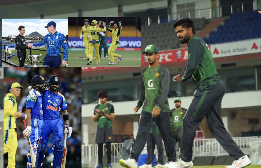 بابر اعظم کی پہلی ٹریننگ،کوہلی اور شرما کیلئےگارنٹی،ویمنز ورلڈکپ،پی ایس ایل تنازعات،جنوبی افریقا سے ٹی 20 ریکارڈز کا حوال بابر اعظم کی پہلی ٹریننگ،کوہلی اور شرما کیلئےگارنٹی،ویمنز ورلڈکپ،پی ایس ایل تنازعات،جنوبی افریقا سے ٹی 20 ریکارڈز کا حوال